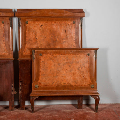Letto coppia di letti testiera e pediera stile Napoleone III