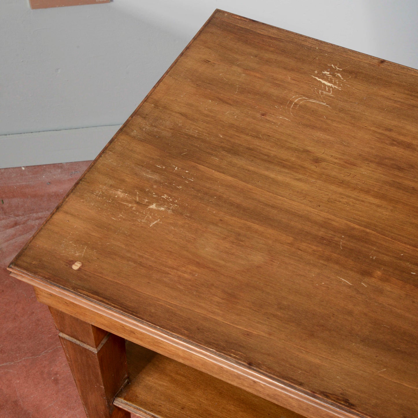 Tavolino basso da salotto con doppio piano 1940