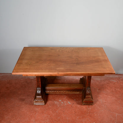 Tavolo con allunghi legno massello stile art deco