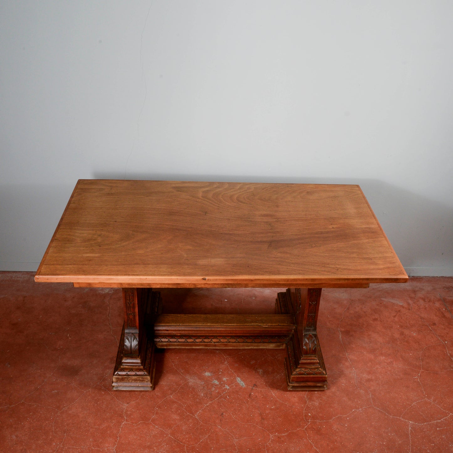 Tavolo con allunghi legno massello stile art deco
