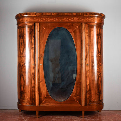 Armadio art deco intarsiato