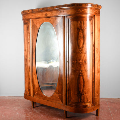 Armadio art deco intarsiato