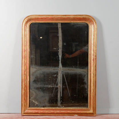 Specchiera caminiera foglia oro Francia epoca Luigi Filippo secolo XIX