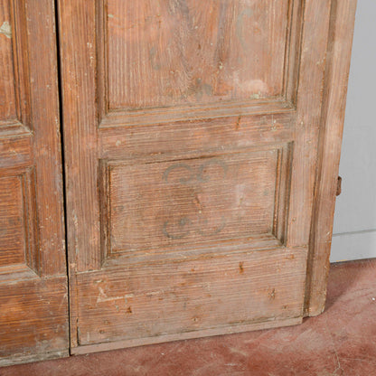 Porta Laccata Con Prove Pulite Dei Decori Epoca 700