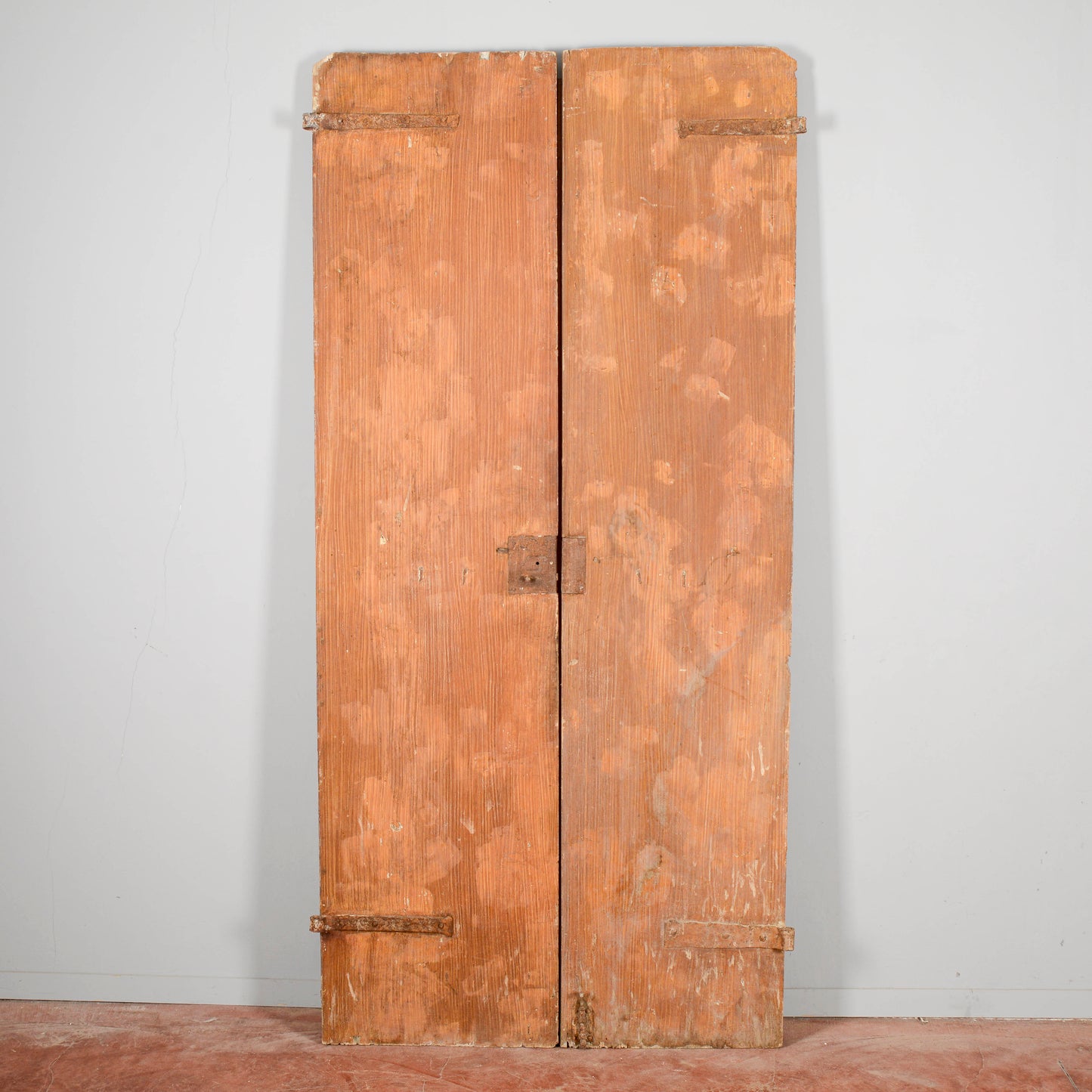 Porta Laccata Con Prove Pulite Dei Decori Epoca 700