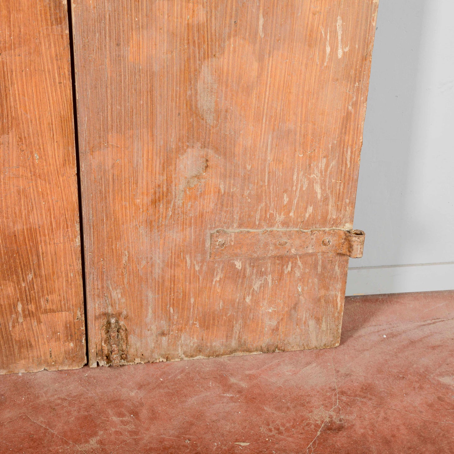Porta Laccata Con Prove Pulite Dei Decori Epoca 700