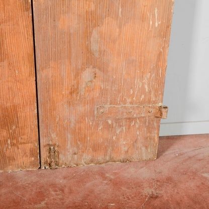 Porta Laccata Con Prove Pulite Dei Decori Epoca 700