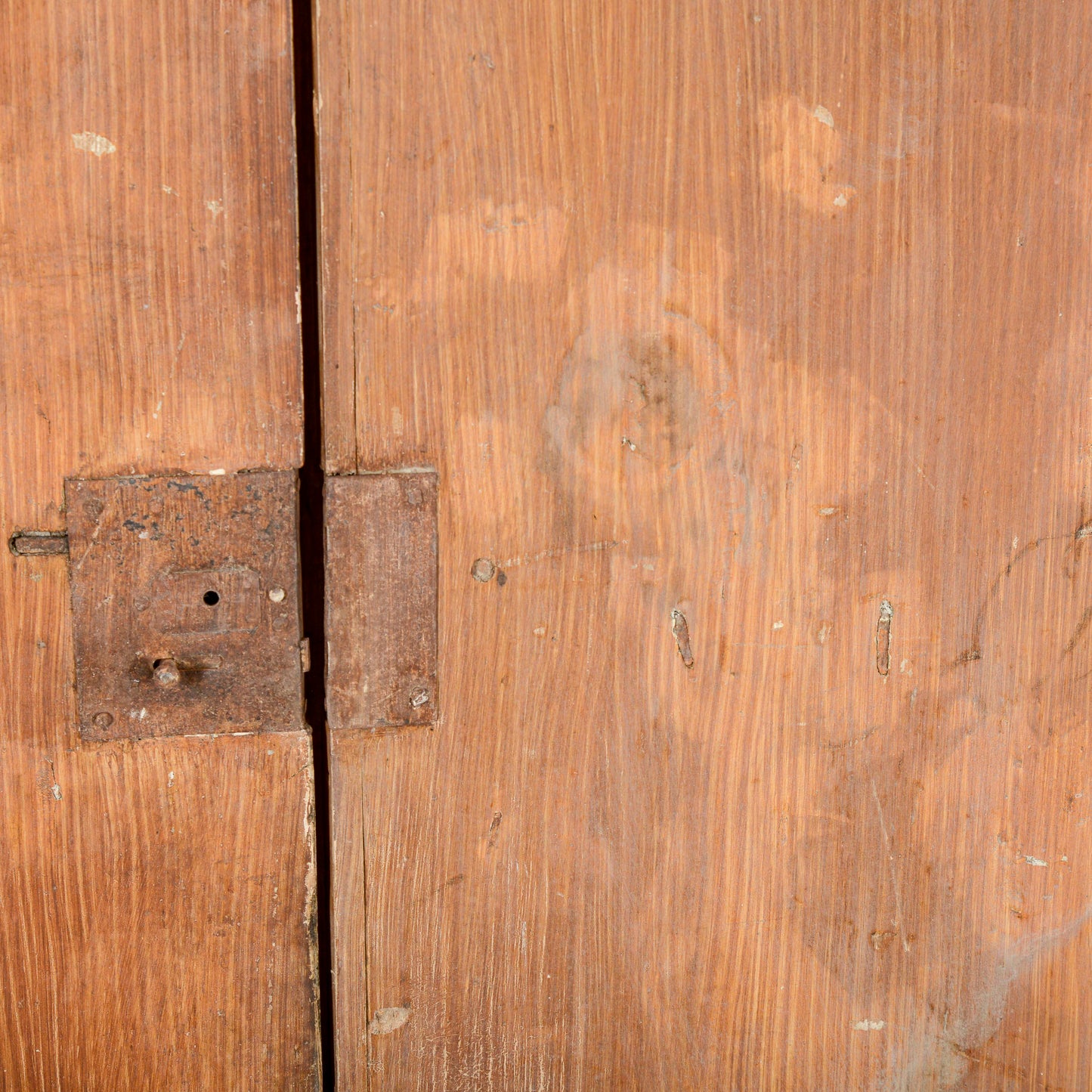 Porta Laccata Con Prove Pulite Dei Decori Epoca 700