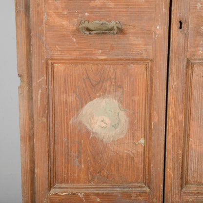 Porta Laccata Con Prove Pulite Dei Decori Epoca 700