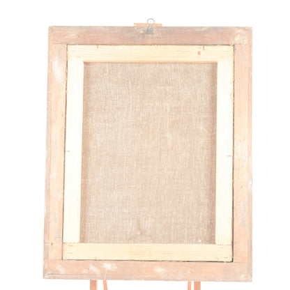 dipinto quadro natività epoca 500 olio su tela