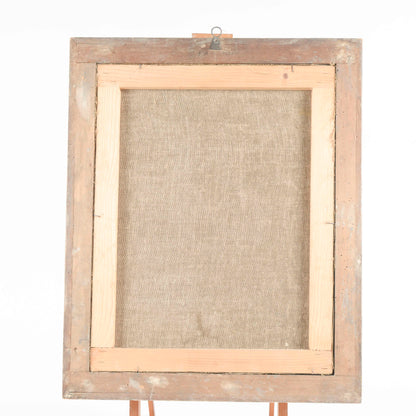 dipinto quadro natività epoca 500 olio su tela