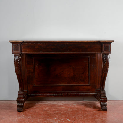 Consolle in legno di noce Italia secolo XIX