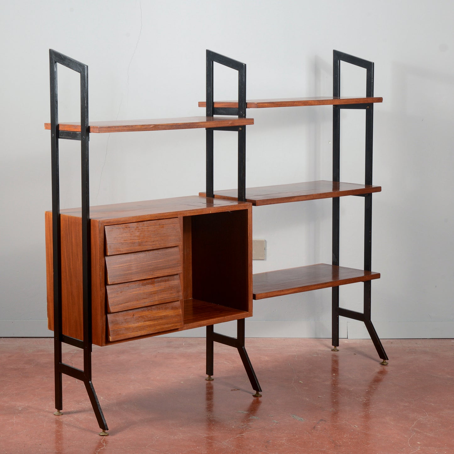 Libreria a giorno anni 1960  mid century originale