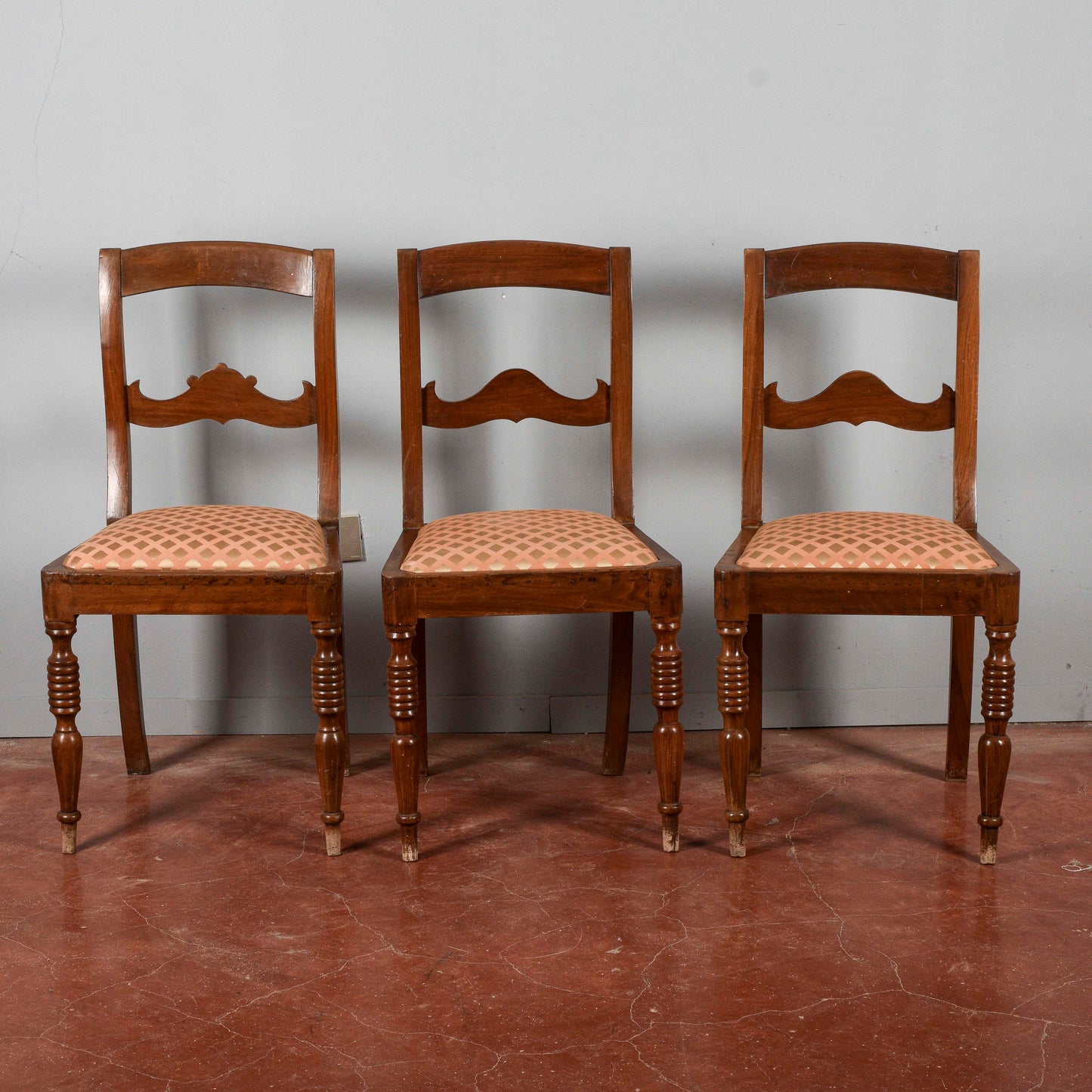 set 3 sedie vintage stile luigi filippo