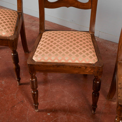 set 3 sedie vintage stile luigi filippo