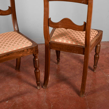 set 3 sedie vintage stile luigi filippo