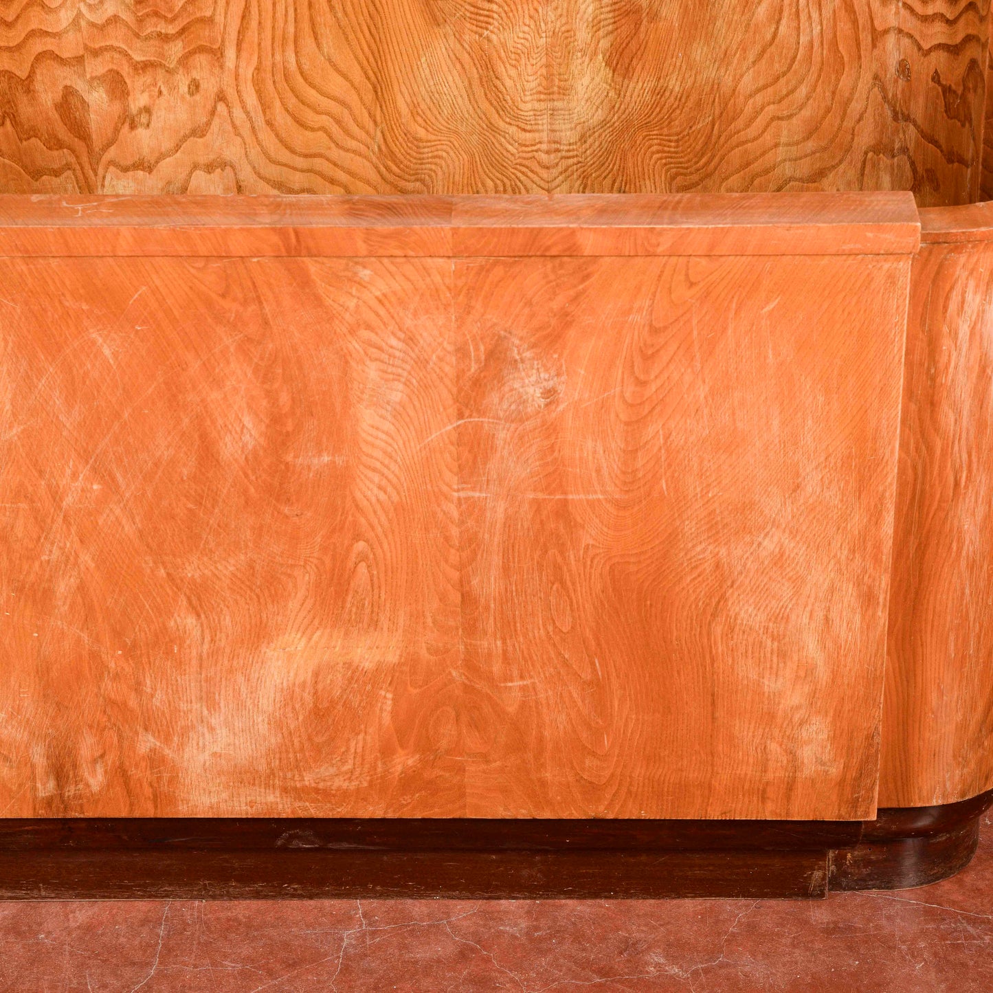Letto testata e comodini art deco originali