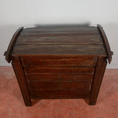 Madia intagliata abruzzese  epoca XIX secolo