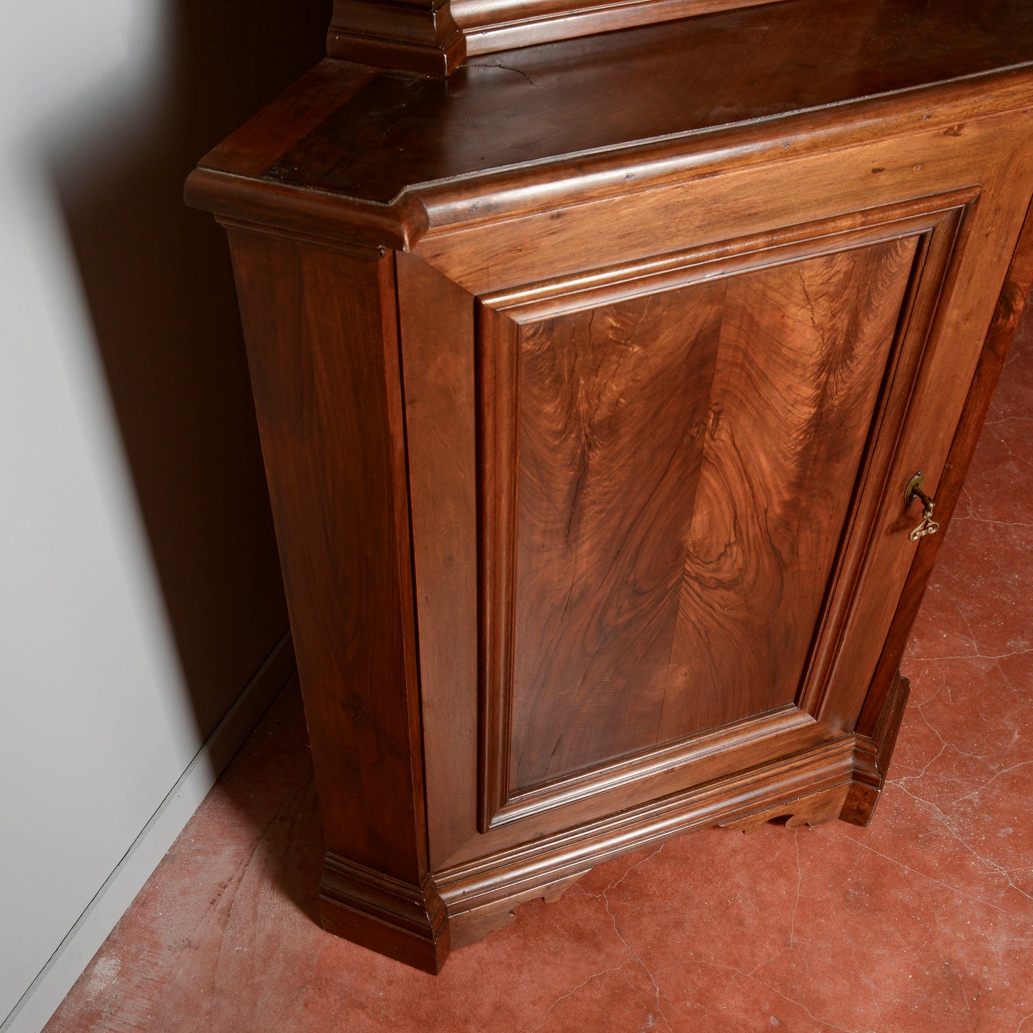 Credenza Libreria stile sacrestia due corpi