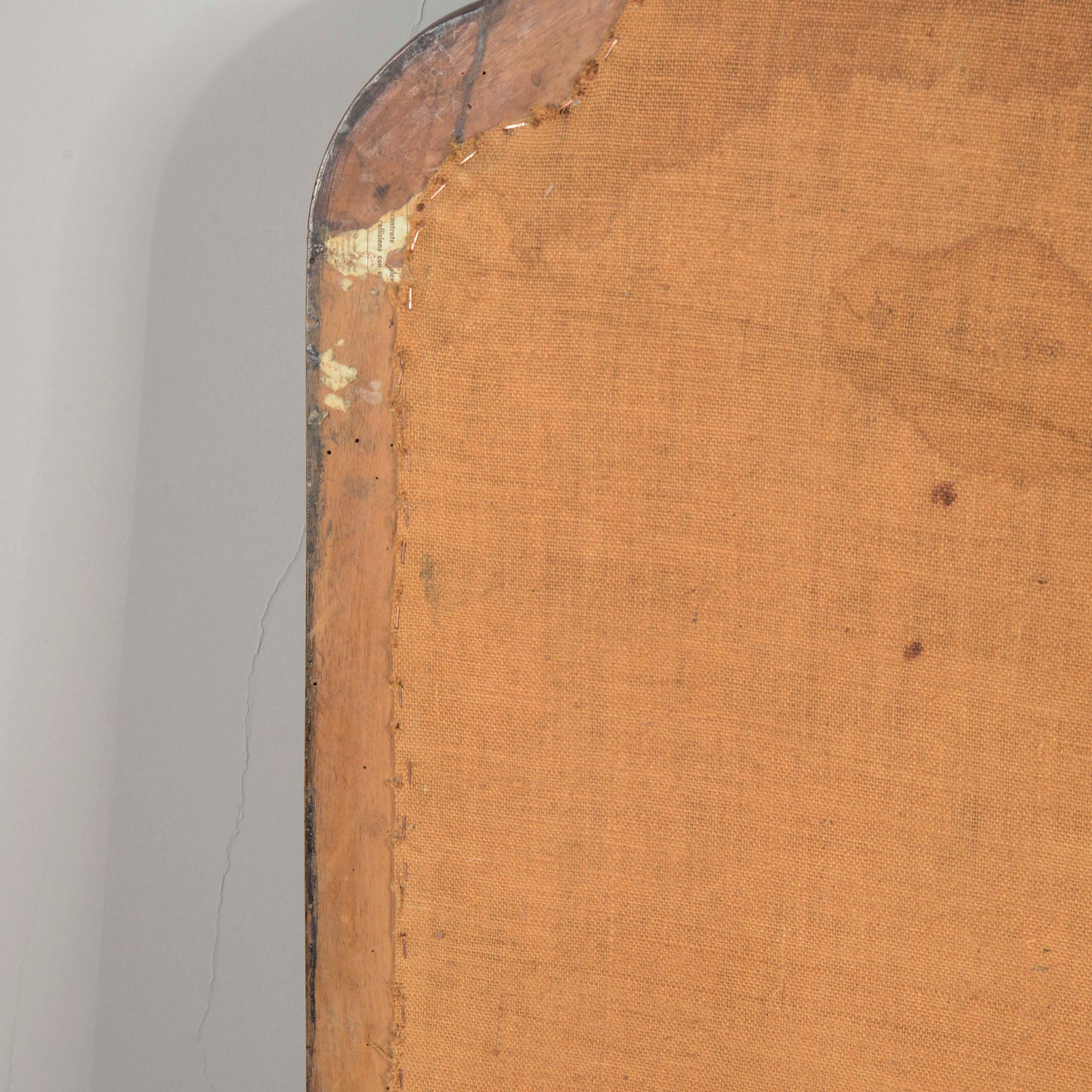 Specchiera in legno di noce massello Italia XIX secolo