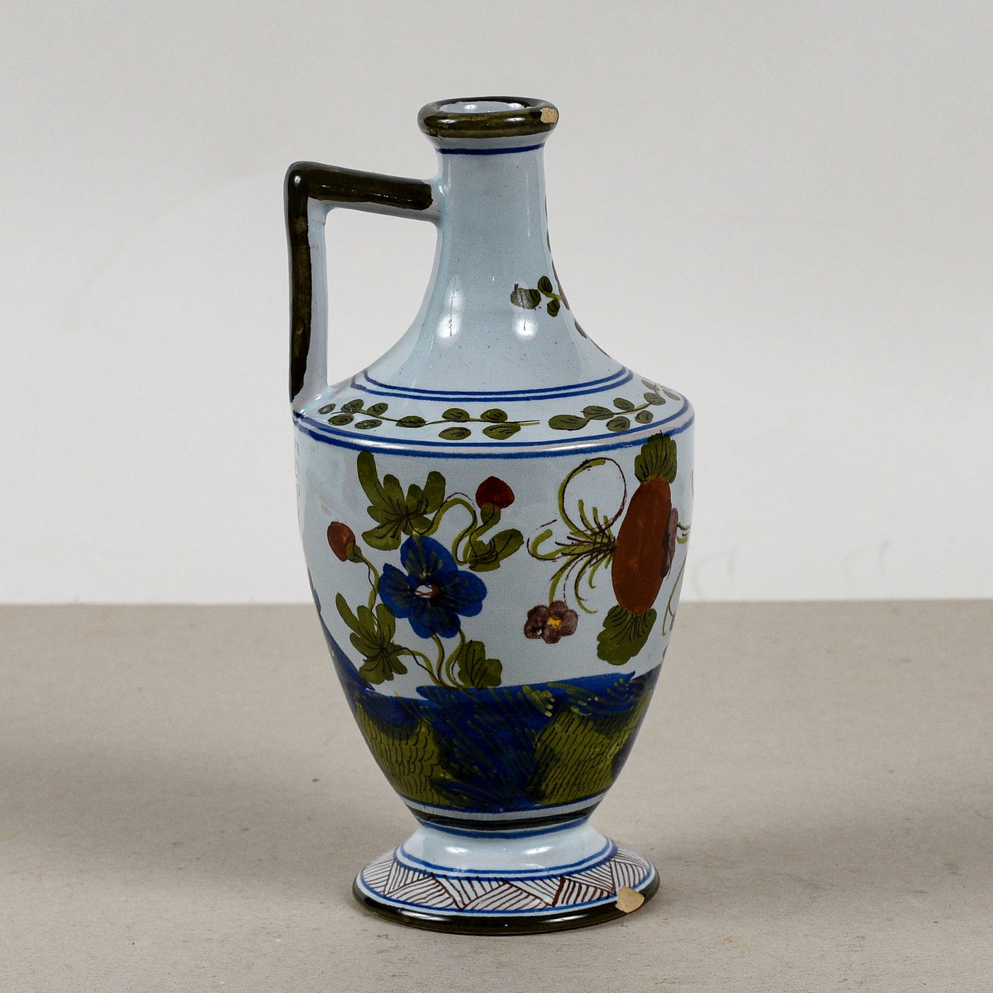 Vaso Brocca Ceramica Faenza Calf Distillerie Pedroni Milano