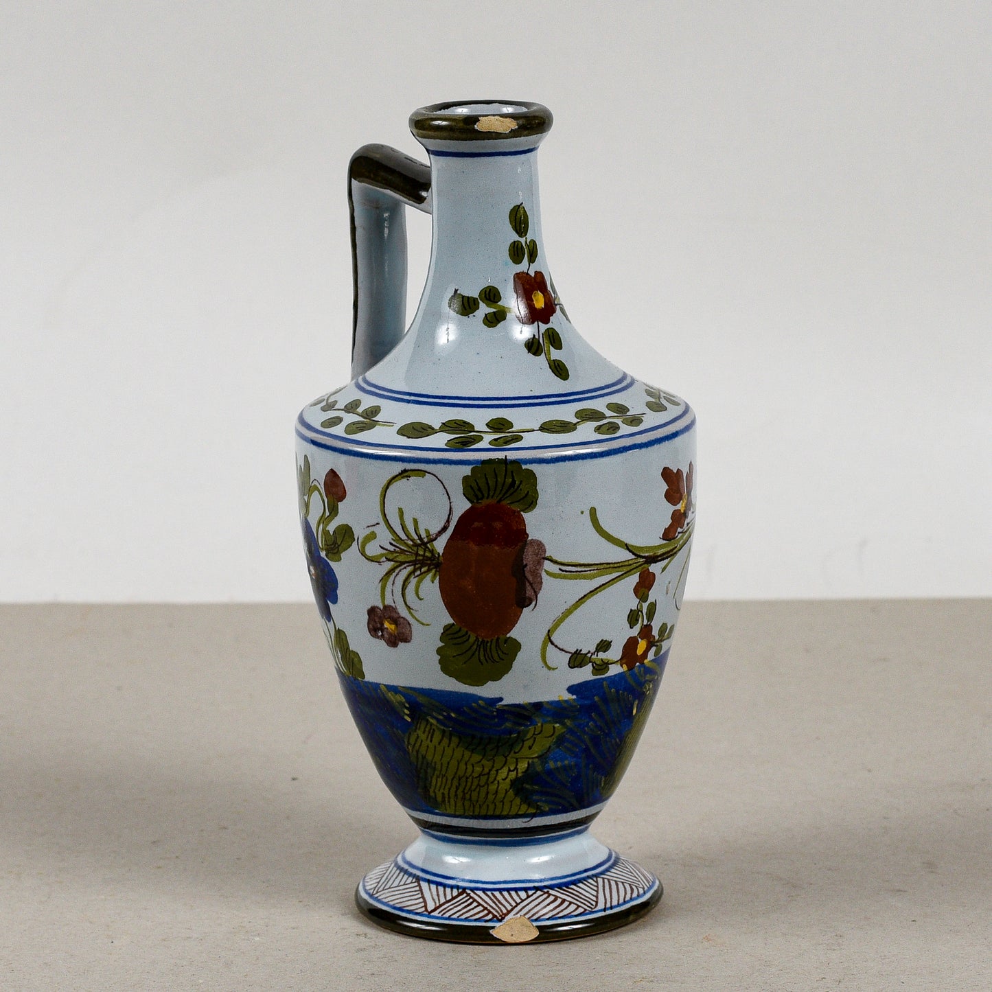Vaso Brocca Ceramica Faenza Calf Distillerie Pedroni Milano