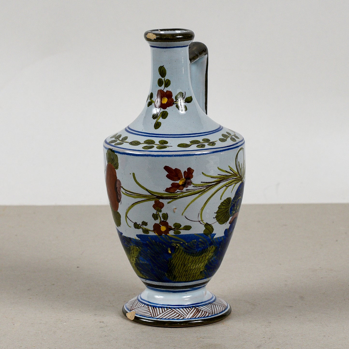 Vaso Brocca Ceramica Faenza Calf Distillerie Pedroni Milano