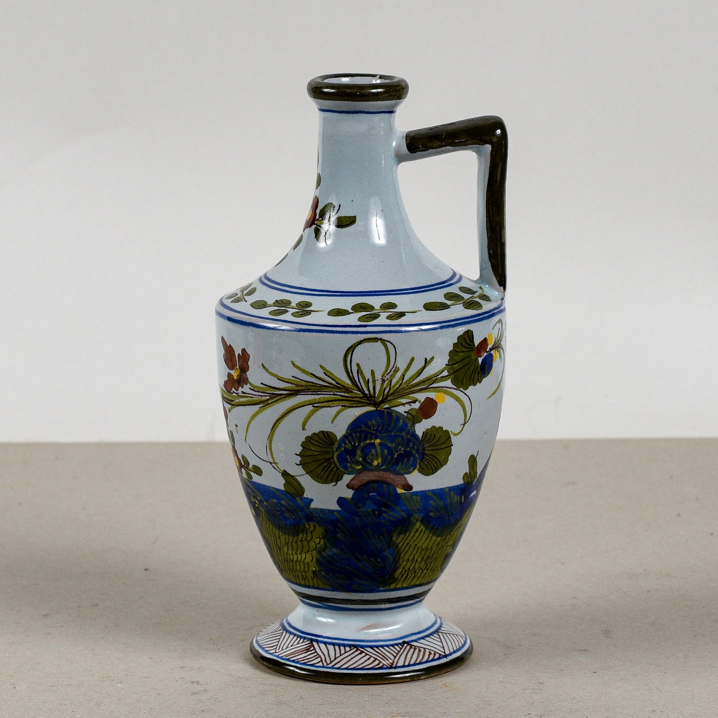 Vaso Brocca Ceramica Faenza Calf Distillerie Pedroni Milano