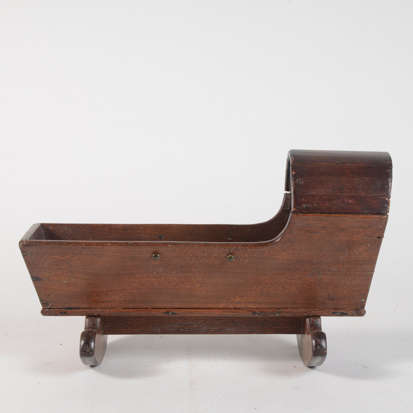 Culla in legno giocattolo artigianale XX secolo