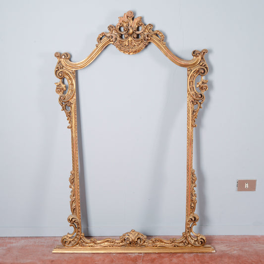 Cornice intagliata dorata stile barocco XX secolo
