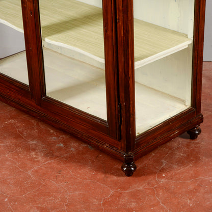 Credenza vetrina piedi cipolla Italia XIX secolo