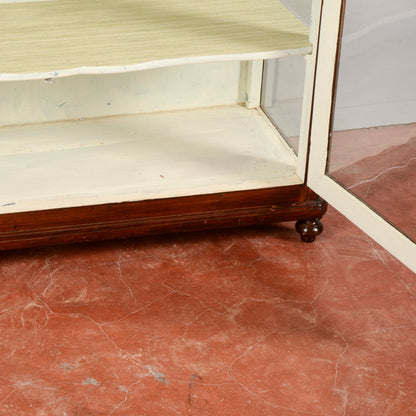 Credenza vetrina piedi cipolla Italia XIX secolo
