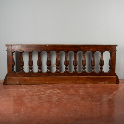 Balaustra in noce massello epoca fine 1700
