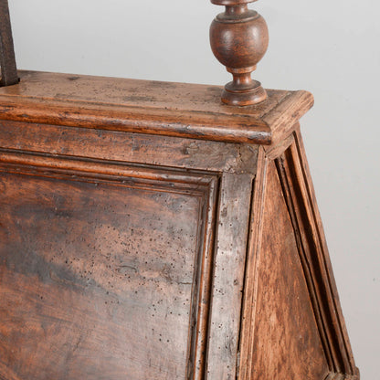 Leggio da coro epoca Luigi XIV con base ferro battuto