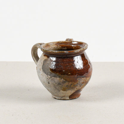 vaso terracotta antico con doppio manico