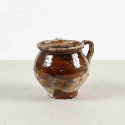 vaso terracotta antico con doppio manico