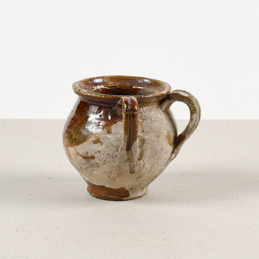 vaso terracotta antico con doppio manico