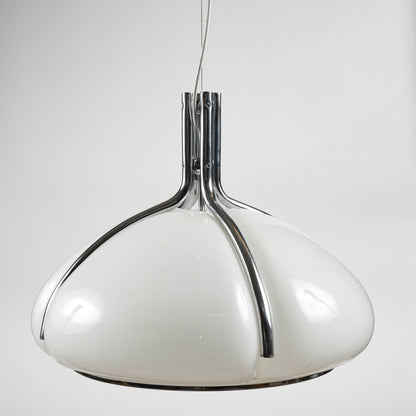 Lampadario Harvey Guzzini Quadrifoglio design anni 70