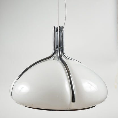 Lampadario Harvey Guzzini Quadrifoglio design anni 70