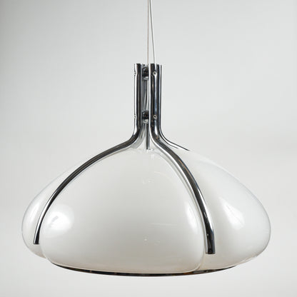 Lampadario Harvey Guzzini Quadrifoglio design anni 70