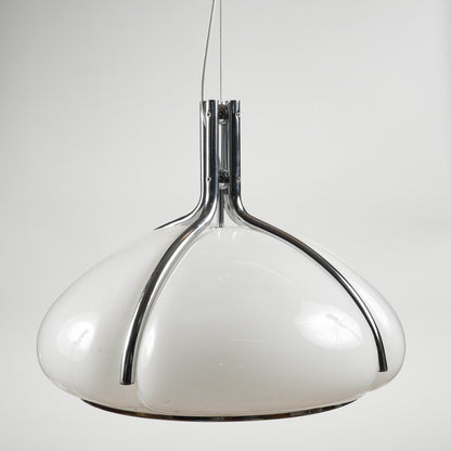Lampadario Harvey Guzzini Quadrifoglio design anni 70