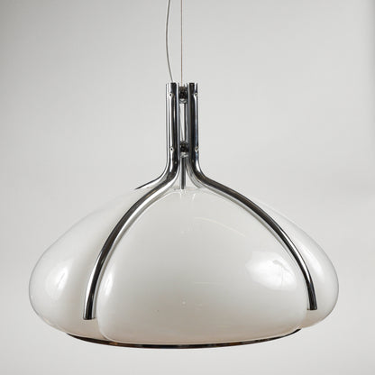 Lampadario Harvey Guzzini Quadrifoglio design anni 70