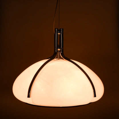 Lampadario Harvey Guzzini Quadrifoglio design anni 70