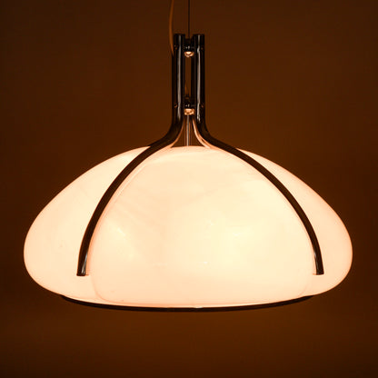 Lampadario Harvey Guzzini Quadrifoglio design anni 70