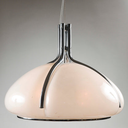 Lampadario Harvey Guzzini Quadrifoglio design anni 70