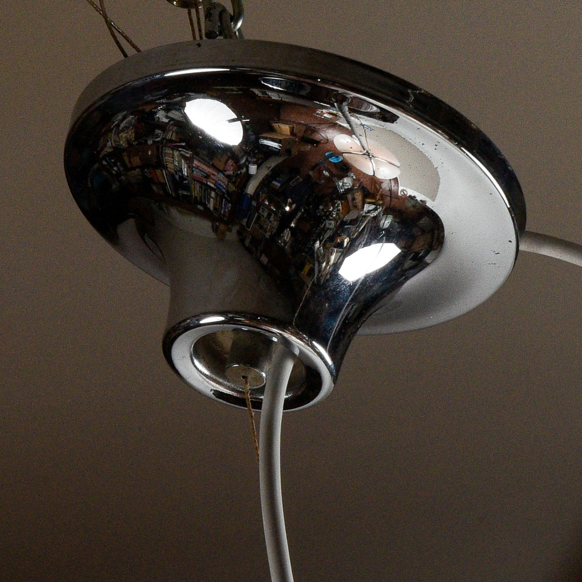 Lampadario Harvey Guzzini Quadrifoglio design anni 70