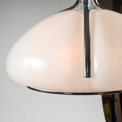 Lampadario Harvey Guzzini Quadrifoglio design anni 70