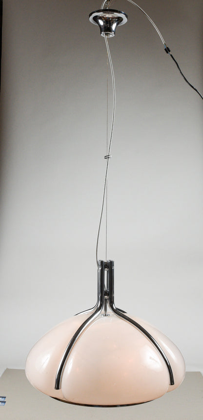 Lampadario Harvey Guzzini Quadrifoglio design anni 70
