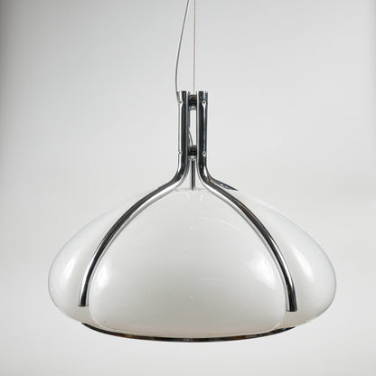 Lampadario Harvey Guzzini Quadrifoglio design anni 70