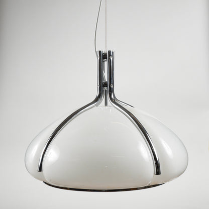 Lampadario Harvey Guzzini Quadrifoglio design anni 70